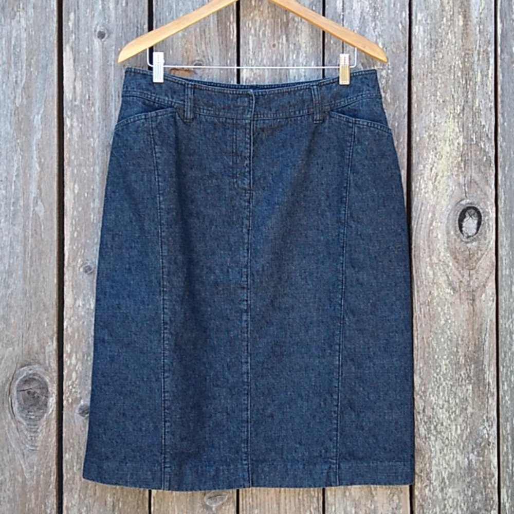Dark Denim GH Bass & Co. Midi Skirt 14